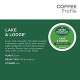 Green Mountain Coffee Lake & Lodge, Dark Roast Coffee, 96 Count