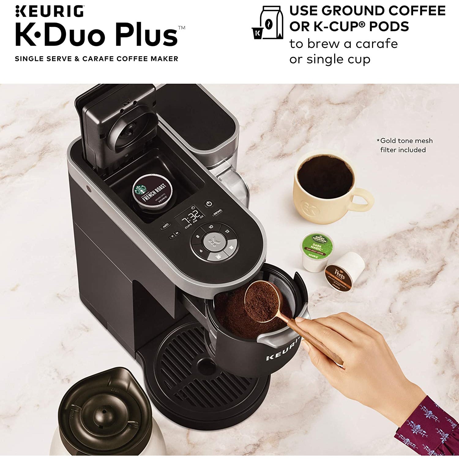 K-Duo Single Serve and Carafe Coffee Maker
