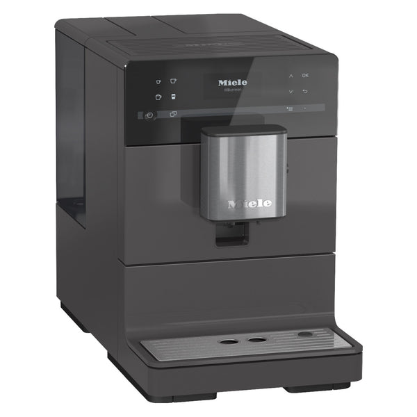 miele cm5300 freestanding coffee system in graphite grey