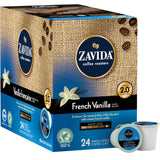 Zavida Single Serve Coffee French Vanilla, 96 Cups