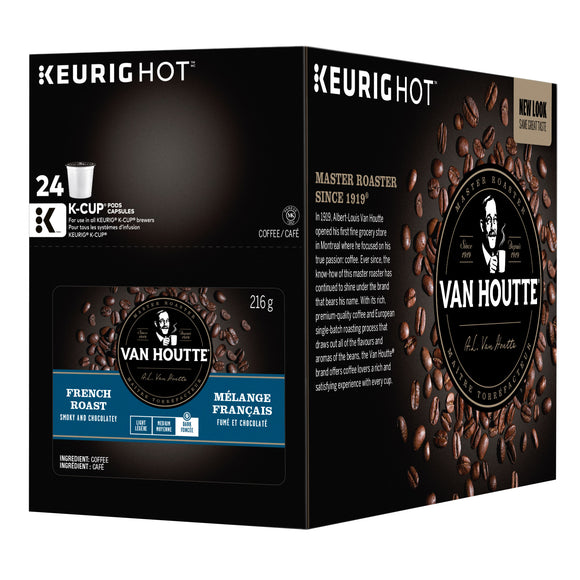 Van Houtte French Dark Roast Coffee, 96 K-Cup Pods