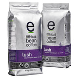 Ethical Bean Coffee Lush Medium Dark Roast Whole Bean Coffee, 2-pack