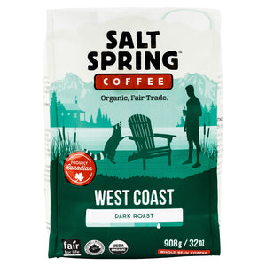 Salt Spring Organic Dark Roast Coffee, 908 g